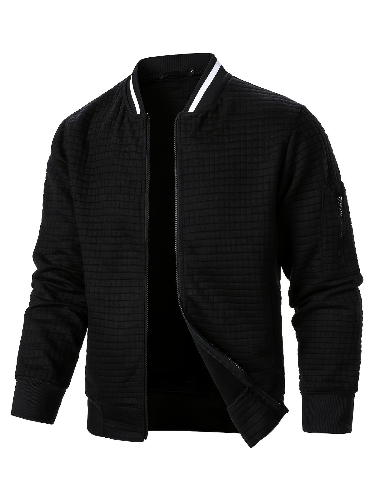 Cillian | Quilted Ribbed Bomber Jacket for Men