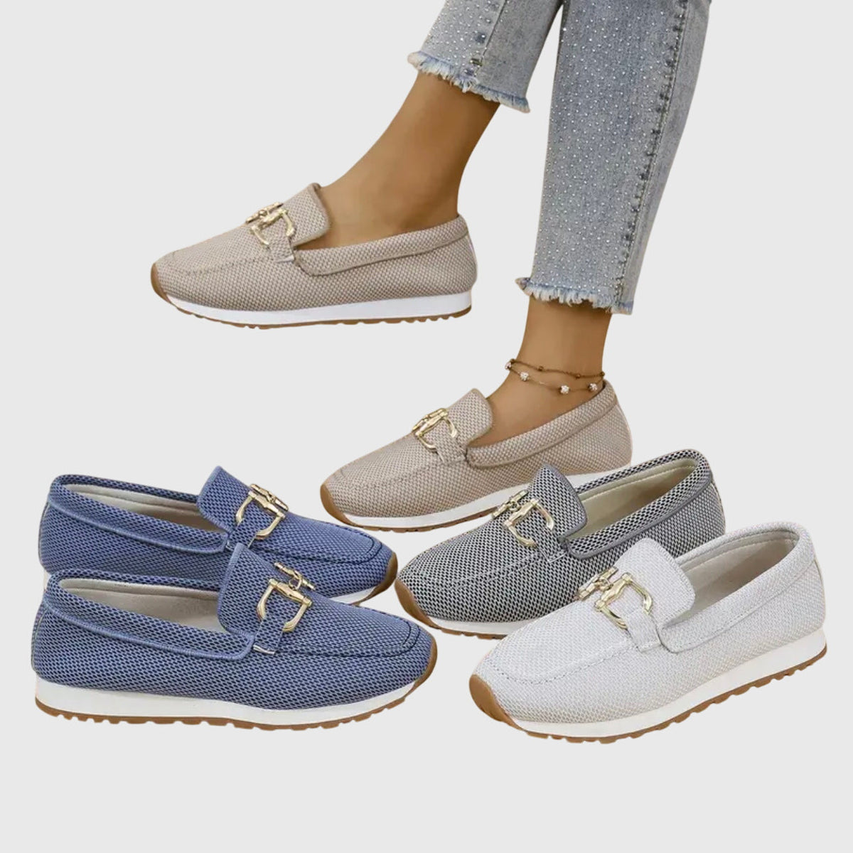 Stine | Horsebit Loafers with Cushioned Support for Women