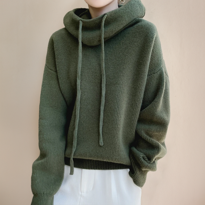Skye | Ribbed Turtleneck Sweater with Long Sleeves for Women