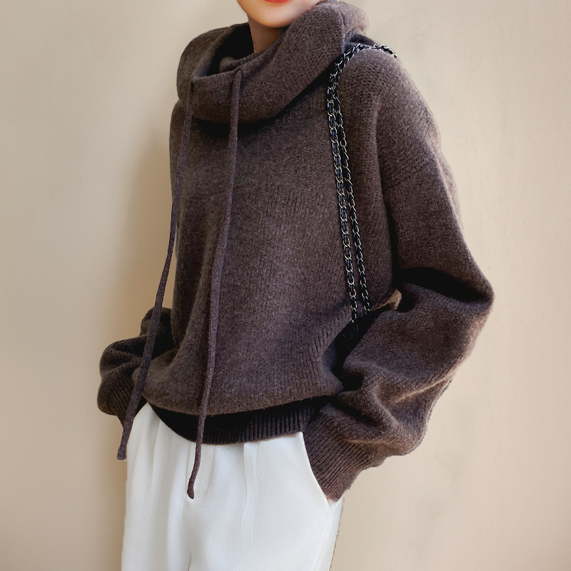 Skye | Ribbed Turtleneck Sweater with Long Sleeves for Women
