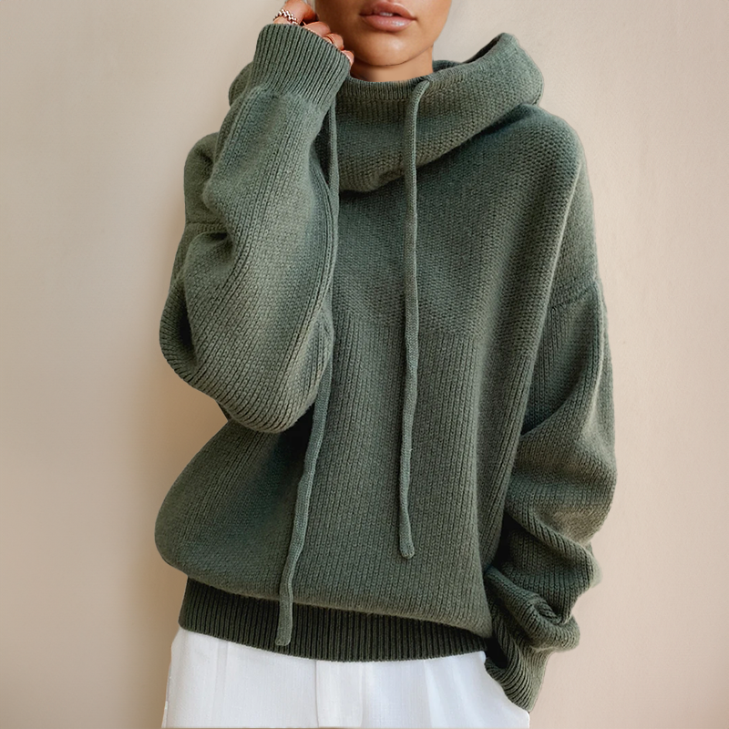 Skye | Ribbed Turtleneck Sweater with Long Sleeves for Women