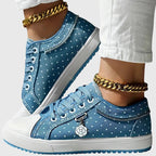 Louise | Wide-Fit Lace-Up Sneakers with Arch Support for Women