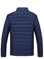 Clement | Quilted Bomber Jacket with Stand Collar for Men