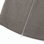 Amber | Zip-Front Hooded Ribbed Midi Cardigan for Women