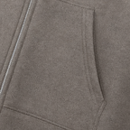 Amber | Zip-Front Hooded Ribbed Midi Cardigan for Women