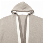 Amalia Color-Block Hooded Long-Line Cardigan for Women