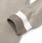 Amalia Color-Block Hooded Long-Line Cardigan for Women