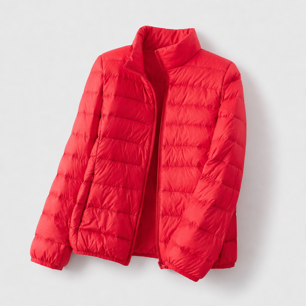 Livia | Quilted Longline Puffer Jacket for Women