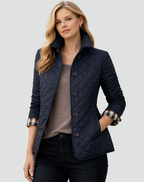Cilla | Quilted Button-Front Longline Jacket for Women