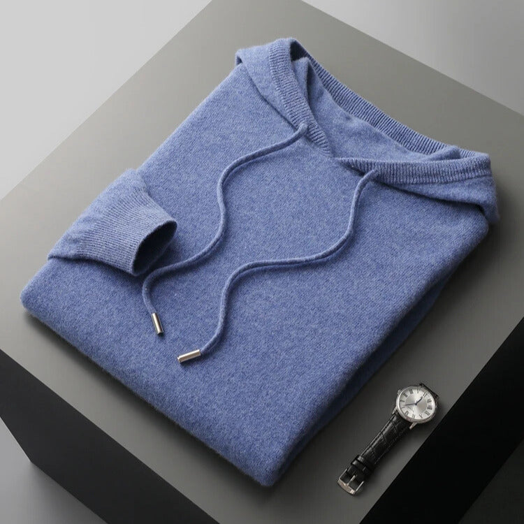 Sterling | Ribbed Crewneck Pullover Hoodie for Men