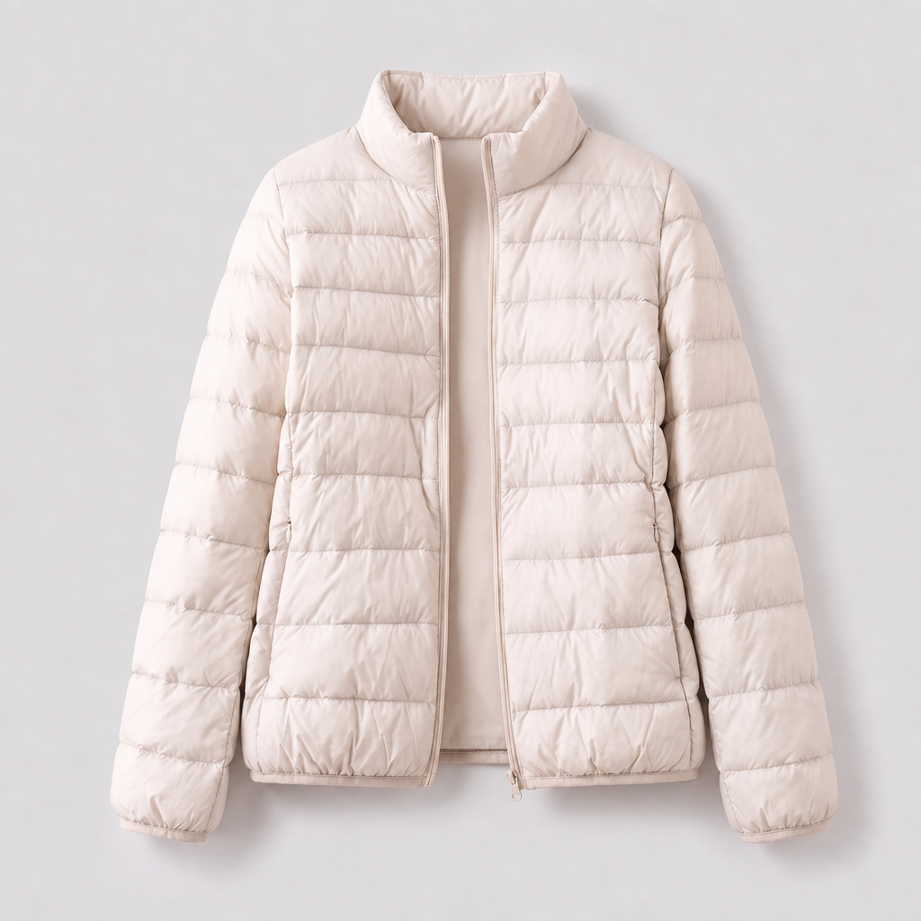 Livia | Quilted Longline Puffer Jacket for Women