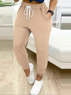 Bettina | Drawstring High-Waist Sweatpants with Pockets for Women