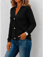 Judith | Cable Knit Button-Front Cardigan for Women
