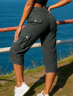 Elvira | High-Waist Cargo Sweatpants with Pockets for Women