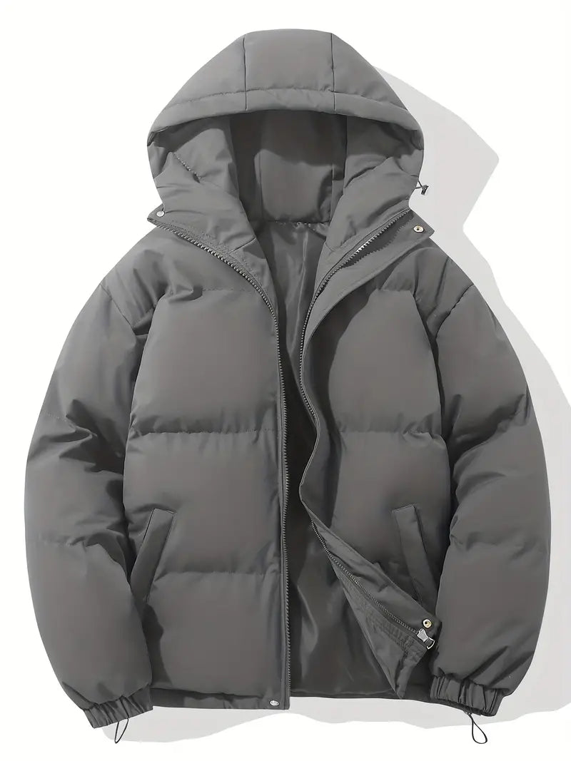 Lina | Hooded Puffer Jacket with Zip Front for Women