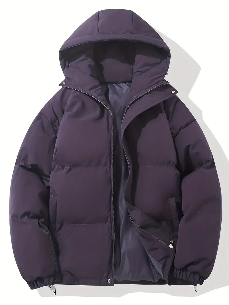 Lina | Hooded Puffer Jacket with Zip Front for Women