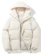 Lina | Hooded Puffer Jacket with Zip Front for Women