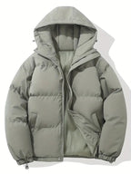 Lina | Hooded Puffer Jacket with Zip Front for Women
