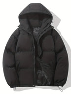 Lina | Hooded Puffer Jacket with Zip Front for Women