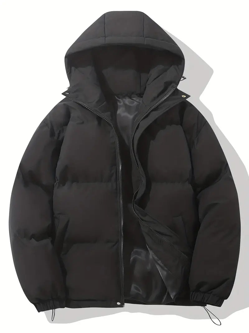 Lina | Hooded Puffer Jacket with Zip Front for Women