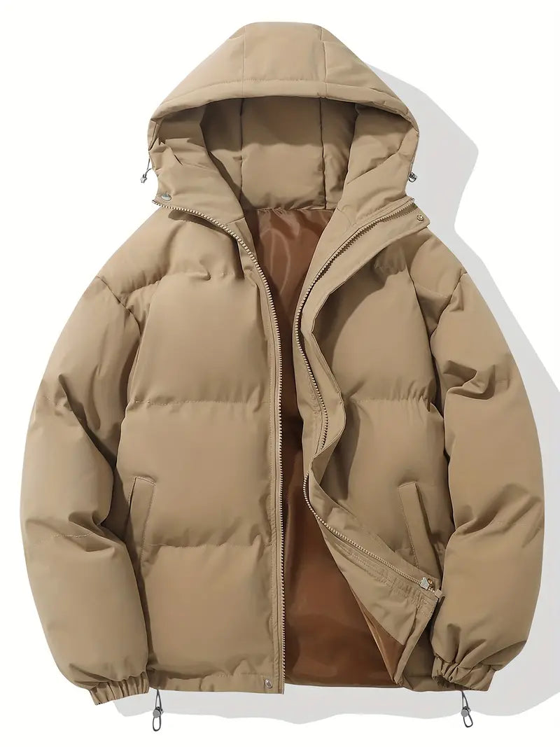 Lina | Hooded Puffer Jacket with Zip Front for Women