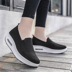 Nova | Cushioned Slip-On Sneakers with Ribbed Trim for Women