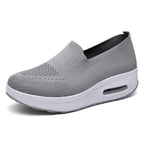 Nova | Cushioned Slip-On Sneakers with Ribbed Trim for Women