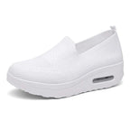 Nova | Cushioned Slip-On Sneakers with Ribbed Trim for Women