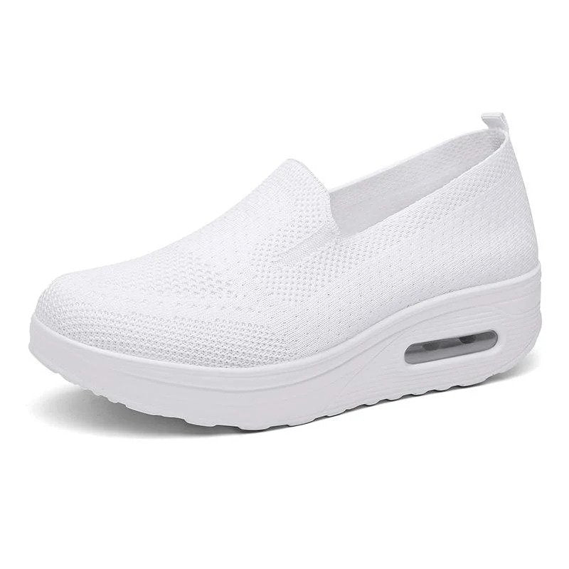 Nova | Cushioned Slip-On Sneakers with Ribbed Trim for Women