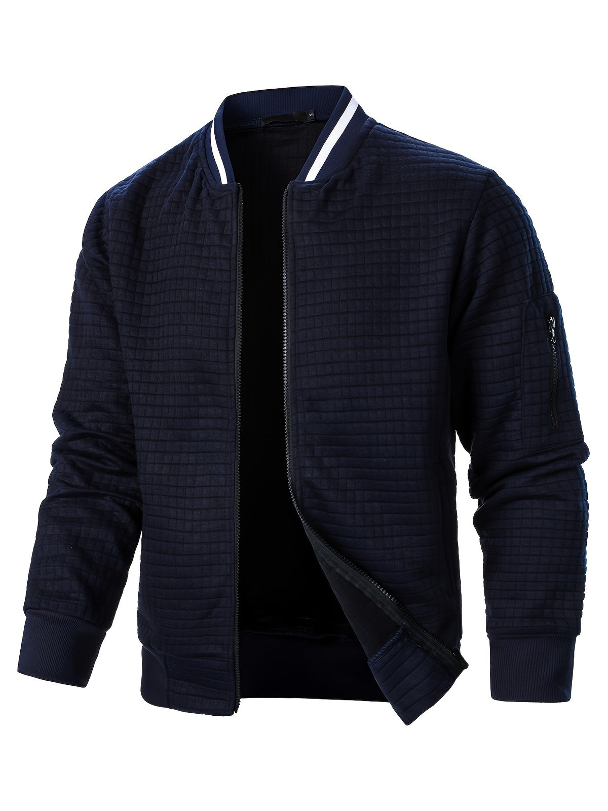 Cillian | Quilted Ribbed Bomber Jacket for Men