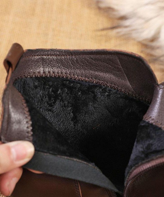 Cheryl | Chunky Heel Ankle Winter Boots for Women