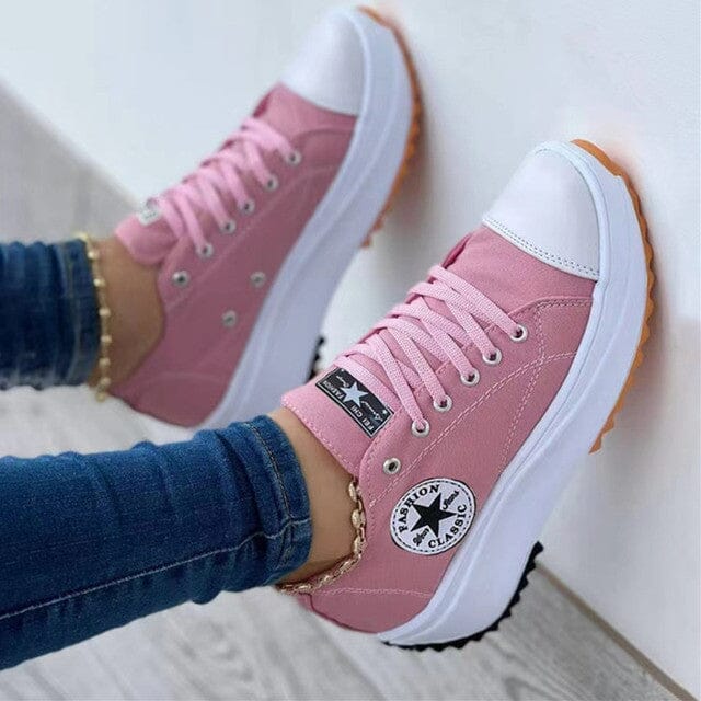 Nadelle | Cushioned Slip-On Sneakers with Perforated Toe