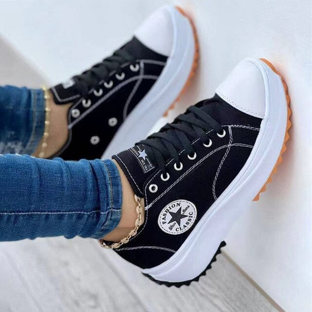 Nadelle | Cushioned Slip-On Sneakers with Perforated Toe