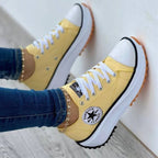 Nadelle | Cushioned Slip-On Sneakers with Perforated Toe