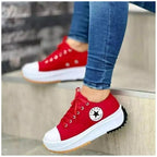 Nadelle | Cushioned Slip-On Sneakers with Perforated Toe