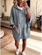 Femke | Snowcoming Dresses Oversized Hooded Pocket Dress