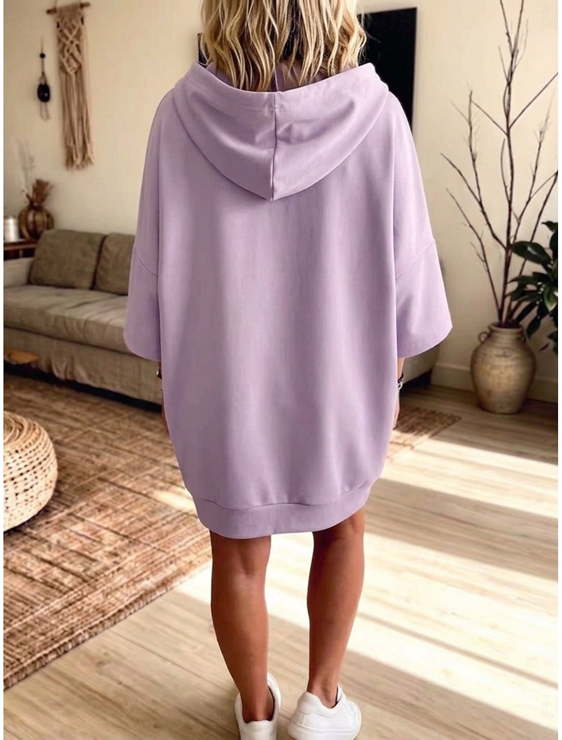 Femke | Snowcoming Dresses Oversized Hooded Pocket Dress