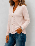 Judith | Cable Knit Button-Front Cardigan for Women