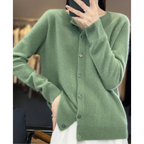 Karin | Button-Front V-Neck Knit Cardigan for Women