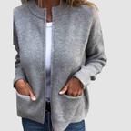 Liv | Ribbed Open-Front Longline Cardigan for Women