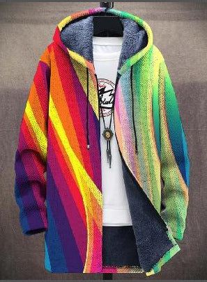 Lieke | Zip-Front Printed Cardigan Sweater for Women