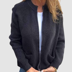 Liv | Ribbed Open-Front Longline Cardigan for Women