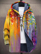 Lieke | Zip-Front Printed Cardigan Sweater for Women