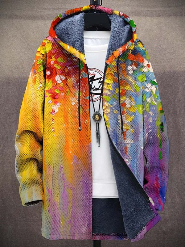 Lieke | Zip-Front Printed Cardigan Sweater for Women