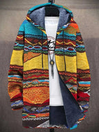 Lieke | Zip-Front Printed Cardigan Sweater for Women