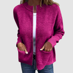 Liv | Ribbed Open-Front Longline Cardigan for Women