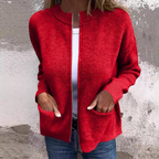 Liv | Ribbed Open-Front Longline Cardigan for Women