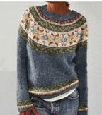 Bianca | Women's Crewneck Sweater Relaxed-Fit Everyday Style