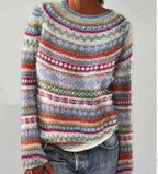 Bianca | Women's Crewneck Sweater Relaxed-Fit Everyday Style