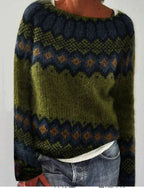 Bianca | Women's Crewneck Sweater Relaxed-Fit Everyday Style